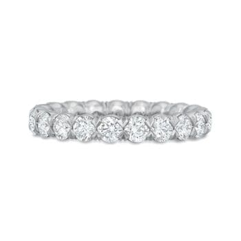 Diamond eternity band 21 rounds 2.00cttw Platinum 1752W_c1 Top View